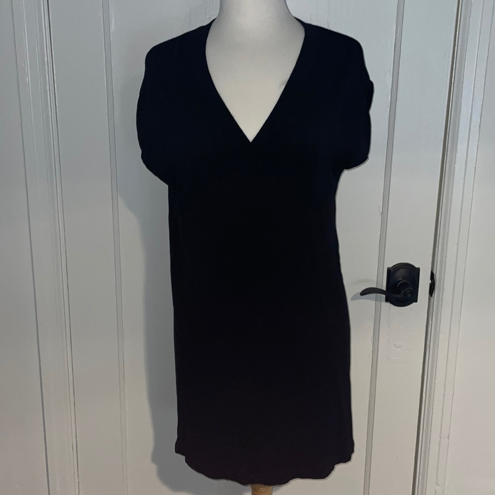 Gap Short Sleeve V-neck Super Soft T-shirt Dress